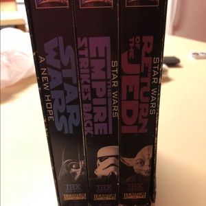 3 Star Wars movies (collectible)